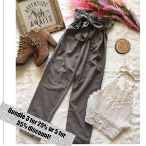 NWT Urban Outfitters Salt & Sage Paperbag Pants